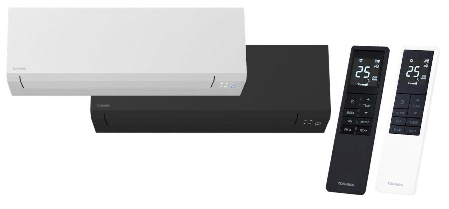 Toshiba SHORAI Curve RAS-B18G3KVSGB-E/RAS-18J2AVSG-E1 oldalfali split klíma csomag - 5 kW (Fekete)