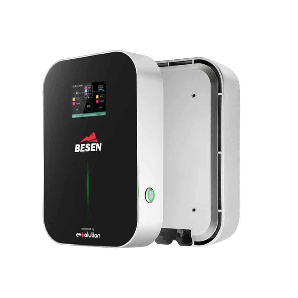 Besen wallbox BASIC DLB fali töltő fix 6m kábellel 22 kW (DLB) (Red)