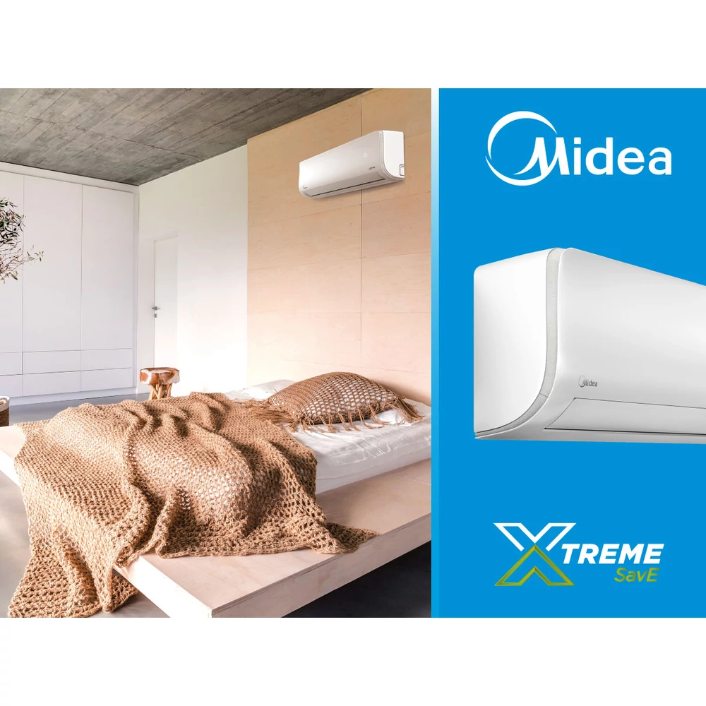 Midea MGP2X-12-SP Xtreme Save PRO oldalfali split klíma - 3.5 kW