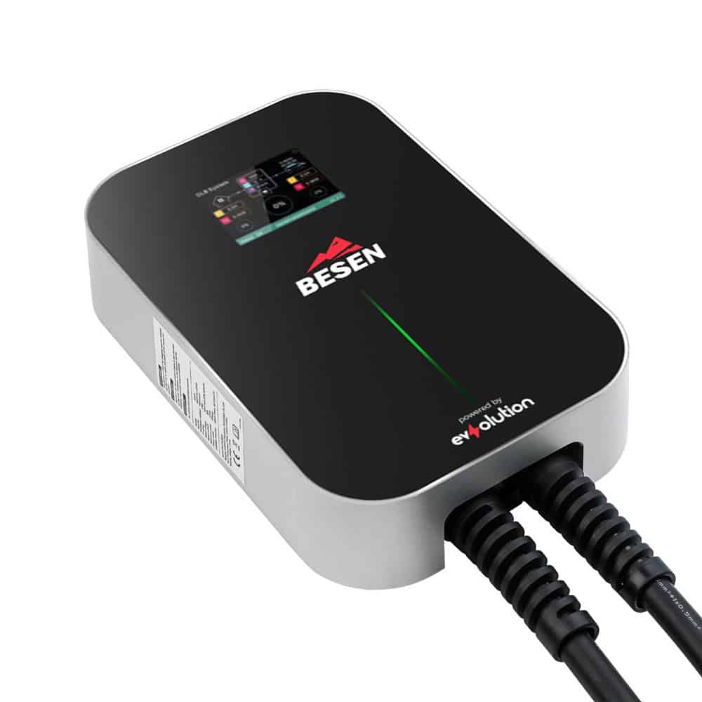 Besen wallbox BASIC DLB fali töltő fix 6m kábellel 11 kW (DLB) (Red)