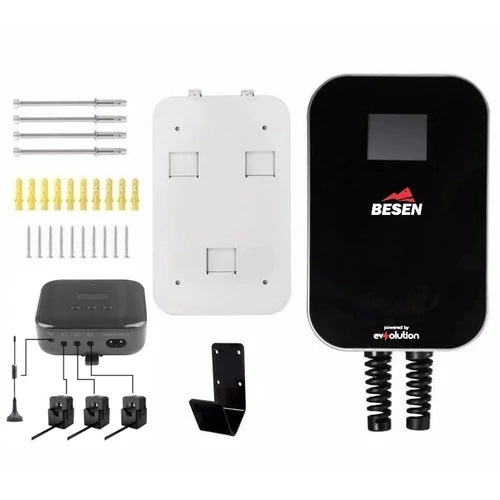 Besen wallbox BASIC DLB fali töltő fix 6m kábellel 11 kW (DLB) (Red)