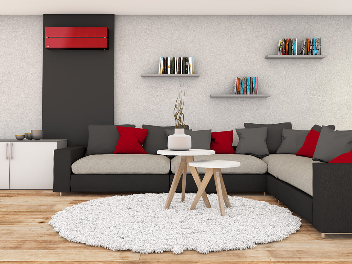 Mitsubishi MSZ-LN50VG2R/MUZ-LN50VG2 Diamond (rubint piros) oldalfali split klíma szett - 5 kW