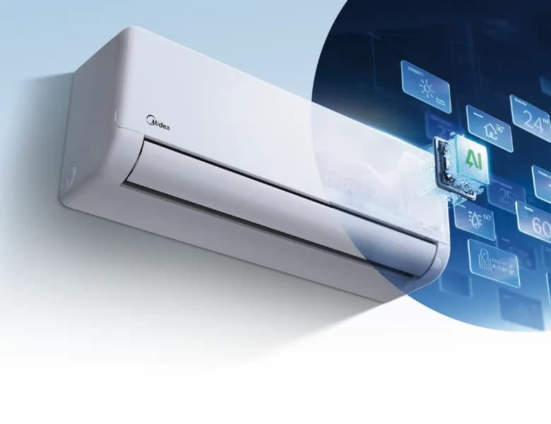 Midea Solunar LUN-12-SP oldalfali split klíma - 3.5 kW