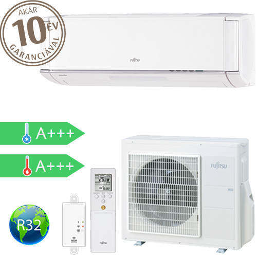 Fujitsu Nocria X ASYG12KXCA/AOYG12KXCA split klíma szett - 3.5 kW
