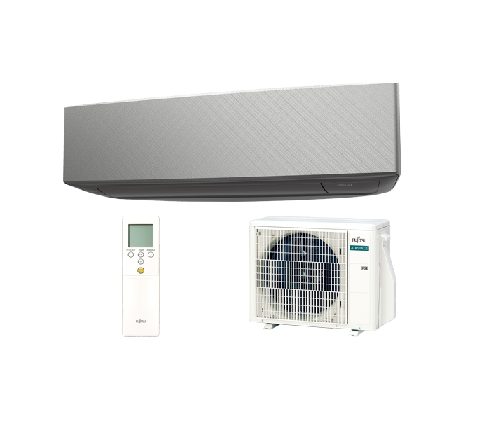 Fujitsu Design KE ASEG07KETF-B/AOEG07KETA oldalfali inverteres klíma - 2 kW