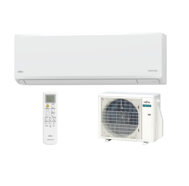 Fujitsu ECO KL ASEH12KLTA/AOEH12KLTA oldalfali inverteres split klíma - 3.5 kW