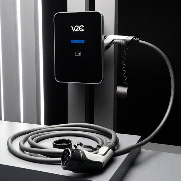 V2C Trydan Pro elektromos autó fali töltő (22 kW – 3x32A) (Csatlakozóval)(DLB)